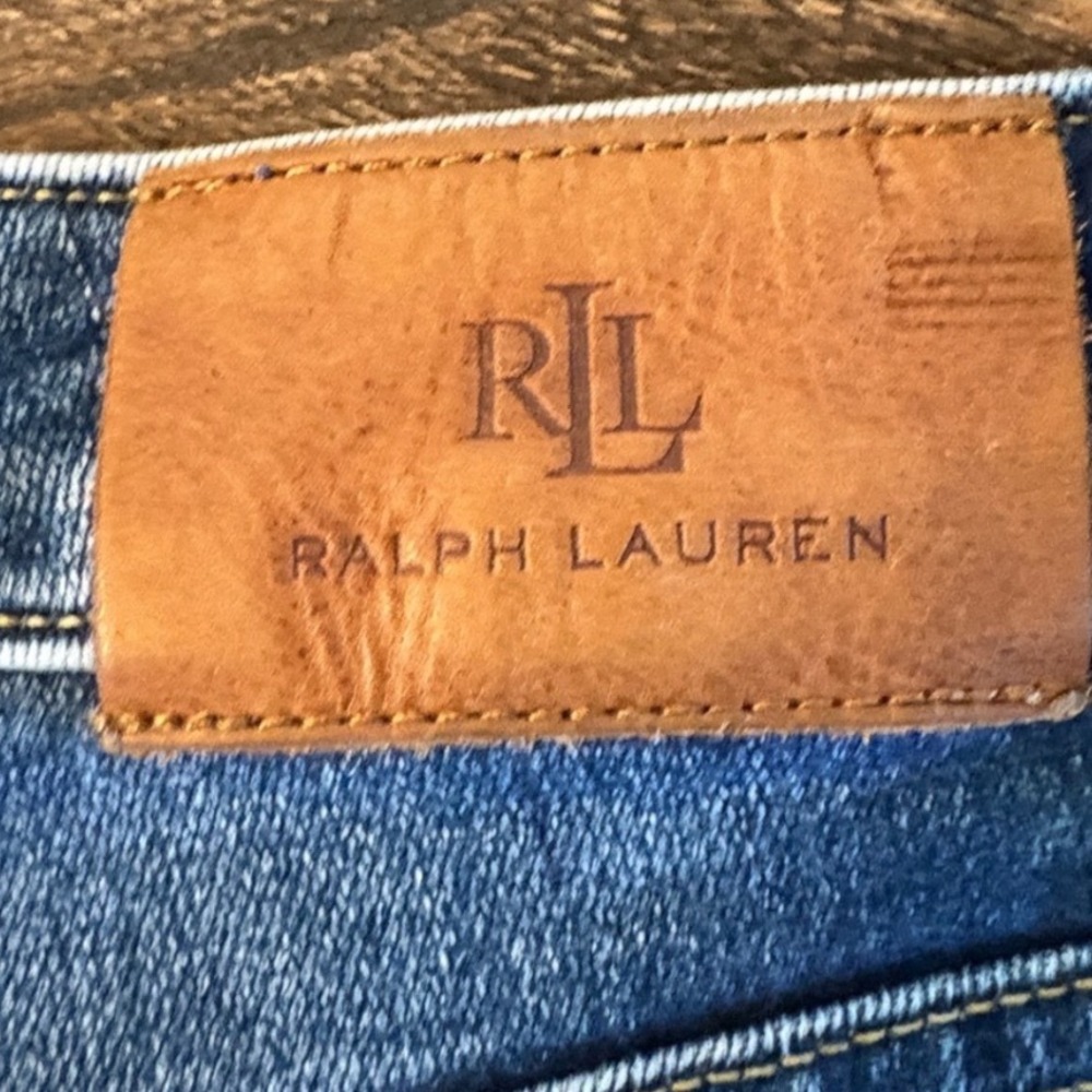 Lauren Ralph Lauren Straight‎ Leg Jeans Womens 6 Blue Mid Rise Denim - Picture 4 of 7